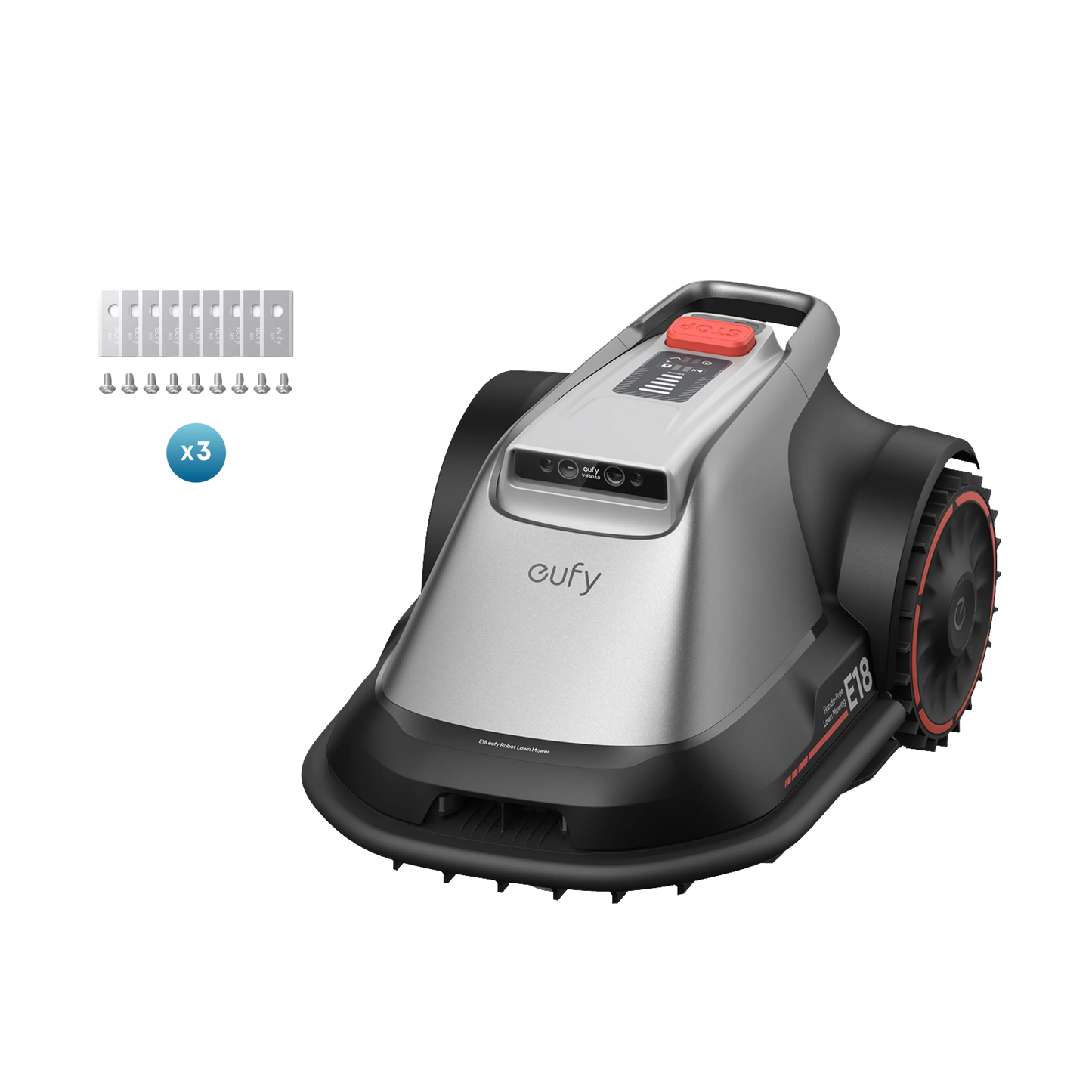 Automatyczna kosiarka E18 firmy eufy + Zestaw ostrzy zamiennych eufy