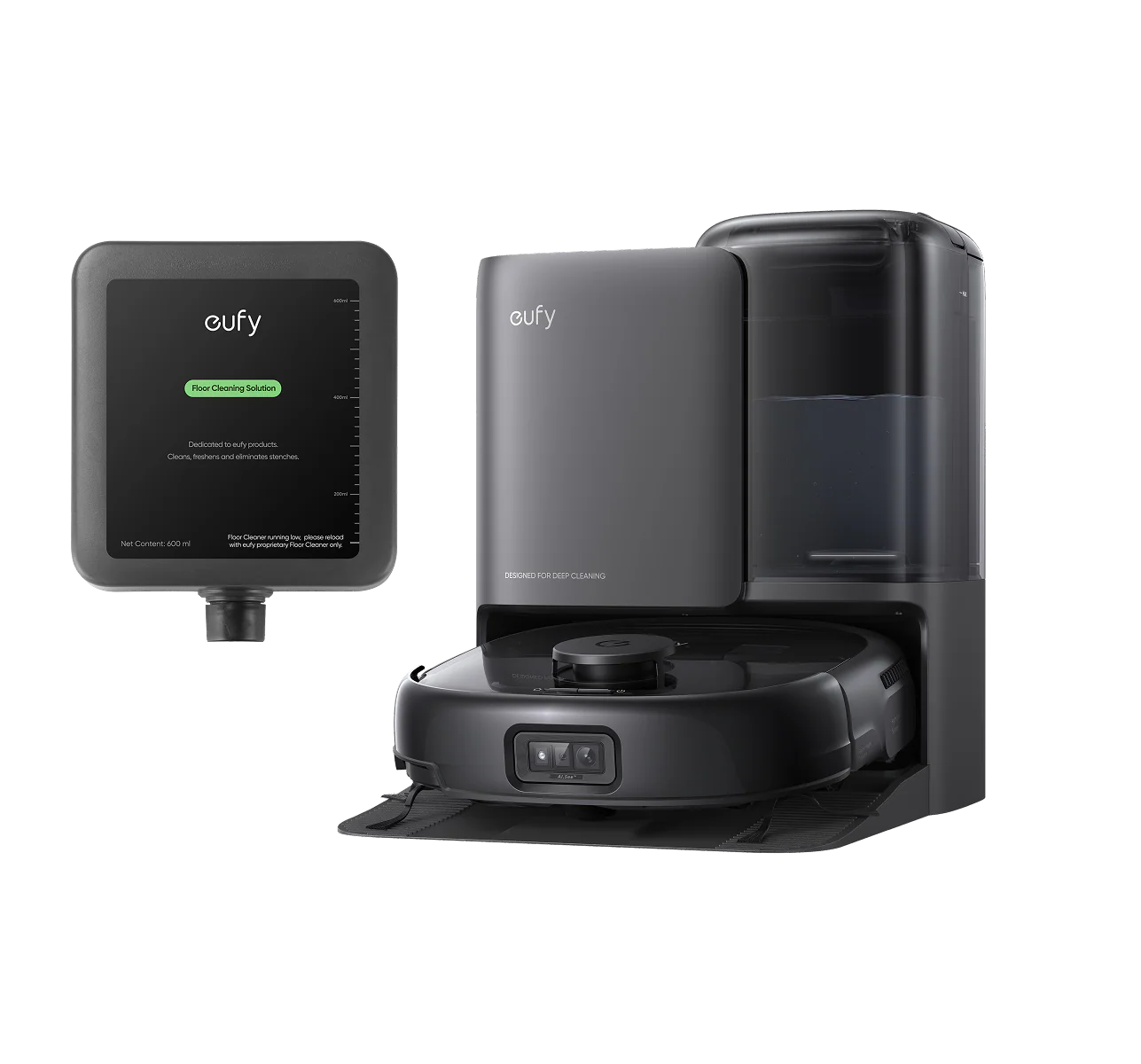 eufy Robot Vacuum Omni E25 + Cleaning Solution