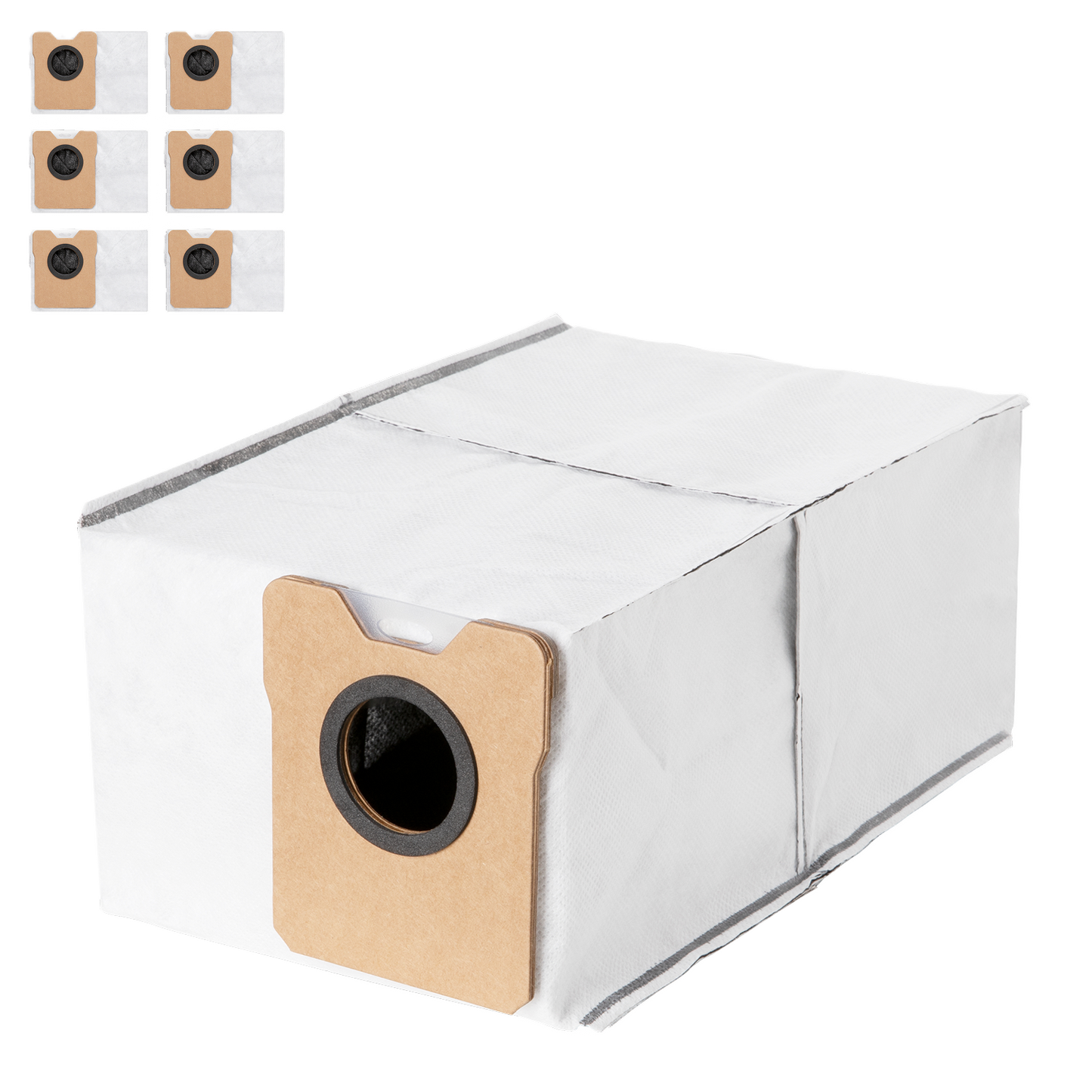 Opakowanie 6 worków przeciwkurzowych eufy o dużej pojemności, kompatybilnych z C10/C20