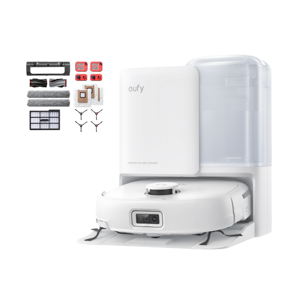 Robot sprzątający eufy E25 (biały) + Zestaw akcesoriów
