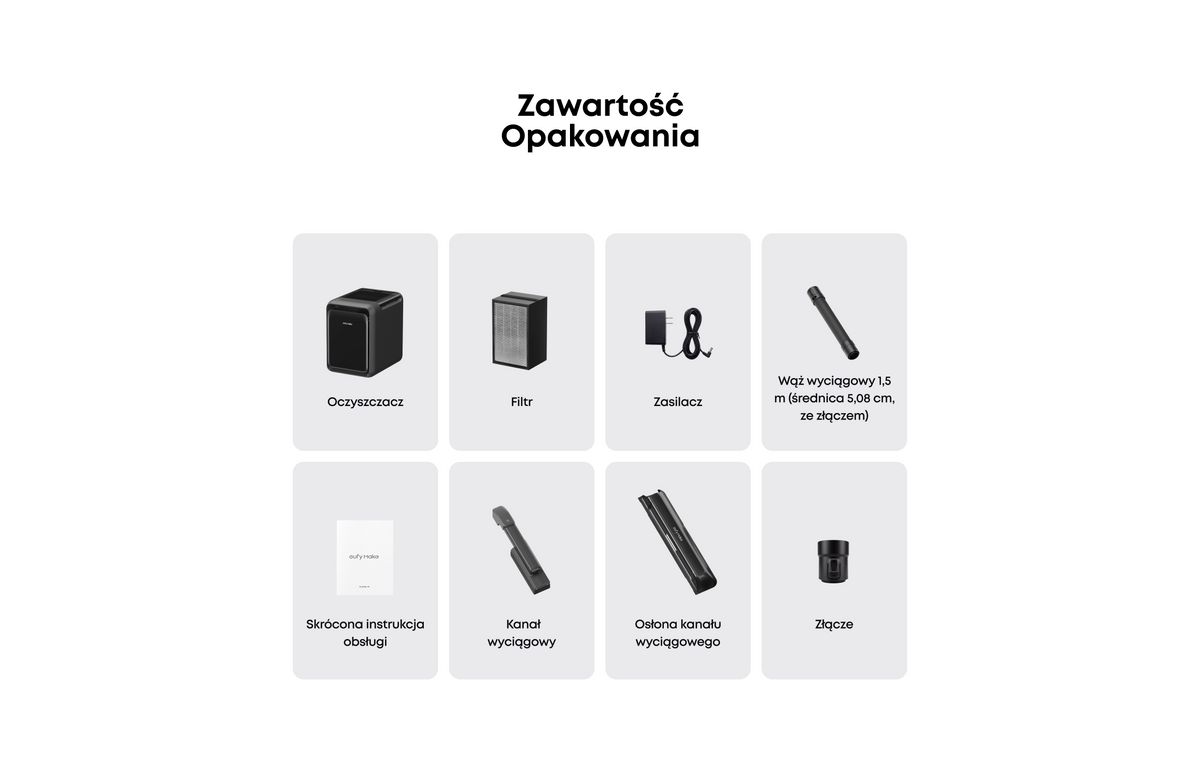Oczyszczacz powietrza eufyMake Purifier P1 do drukarki UV E1