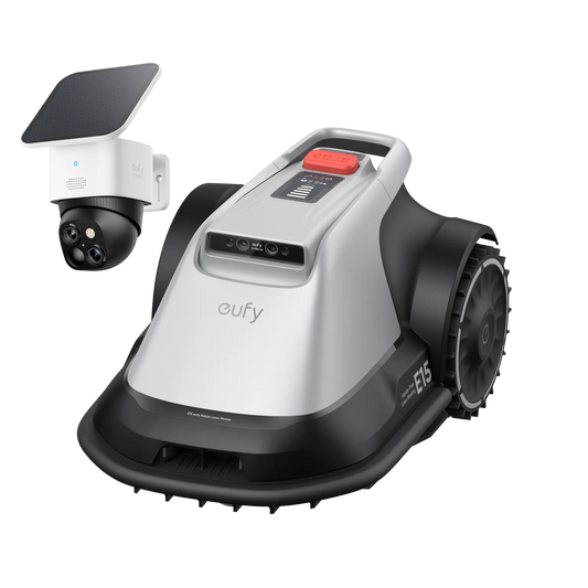 Automatyczna kosiarka E15 firmy eufy + Kamera do monitoringu SoloCam S340
