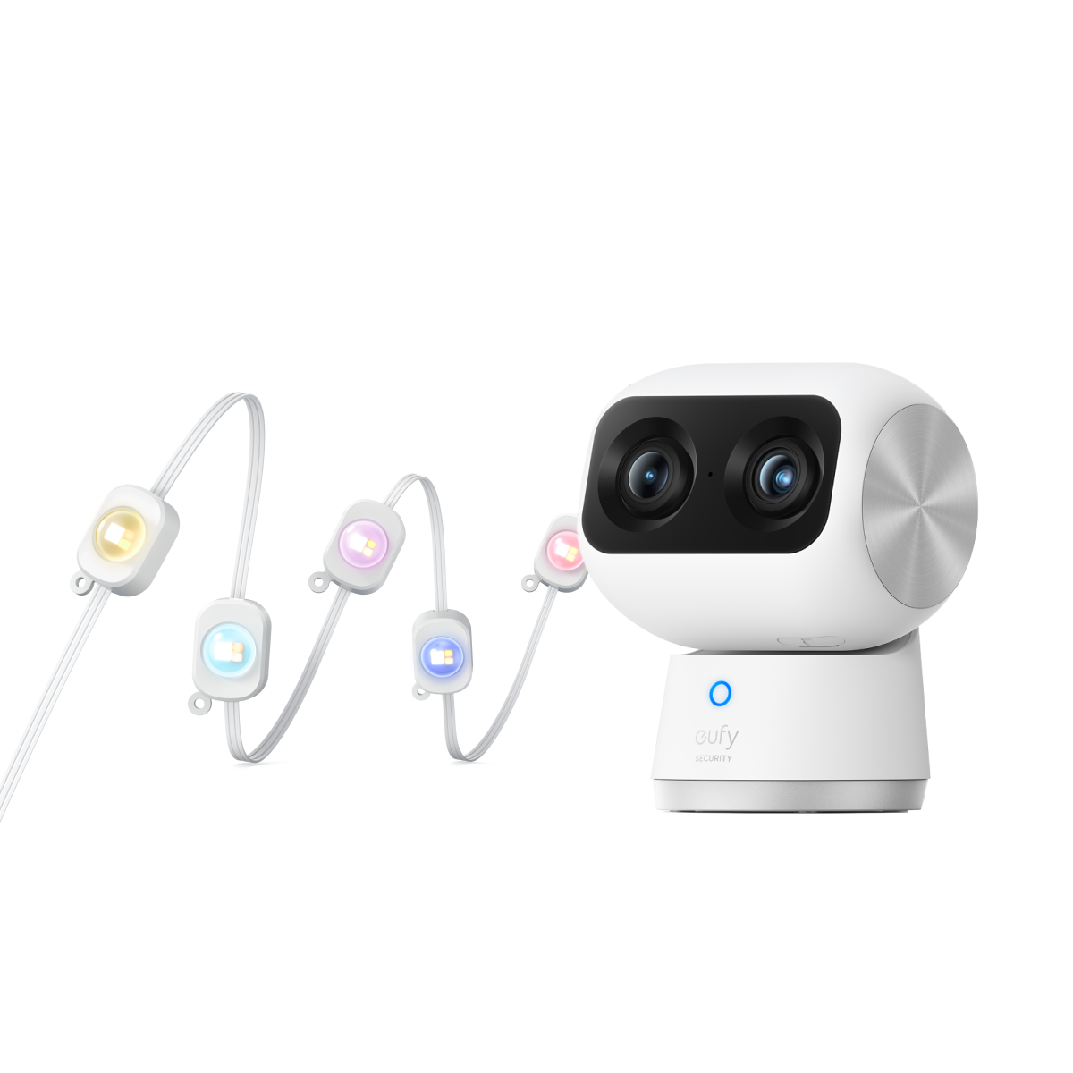 Stałe oświetlenie zewnętrzne eufy E22 + Indoor Cam S350
