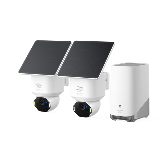Zestaw eufy Security SoloCam E42 z 2 kamerami (HomeBase S380)