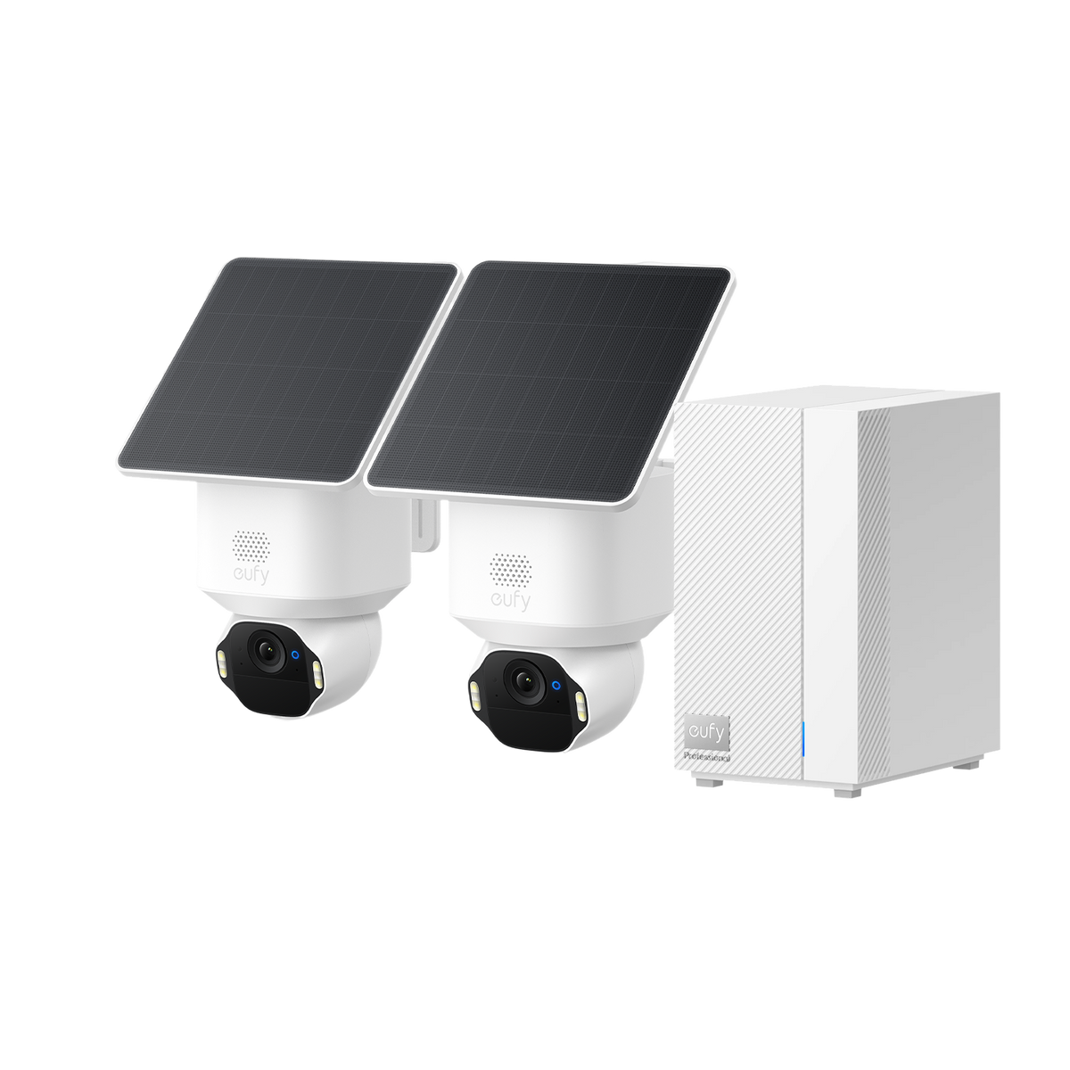 Kamera do monitoringu SoloCam E42 (zestaw 2 szt.) + Profesjonalna stacja eufy HomeBase™ S1 Pro