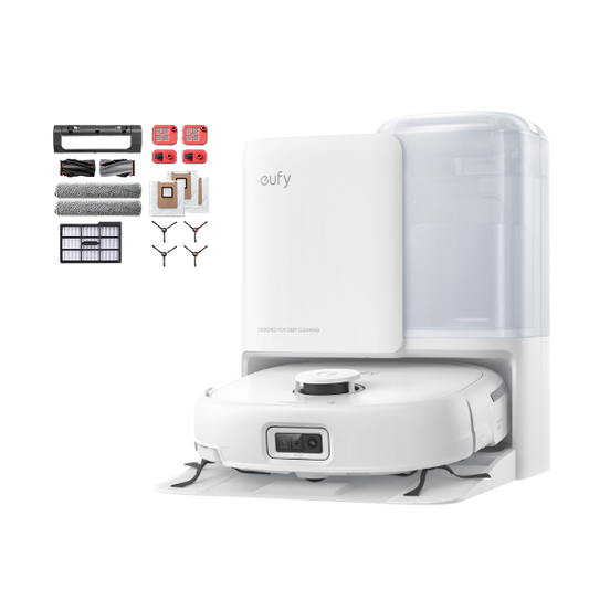 Robot sprzątający eufy E25 (biały) + Zestaw akcesoriów
